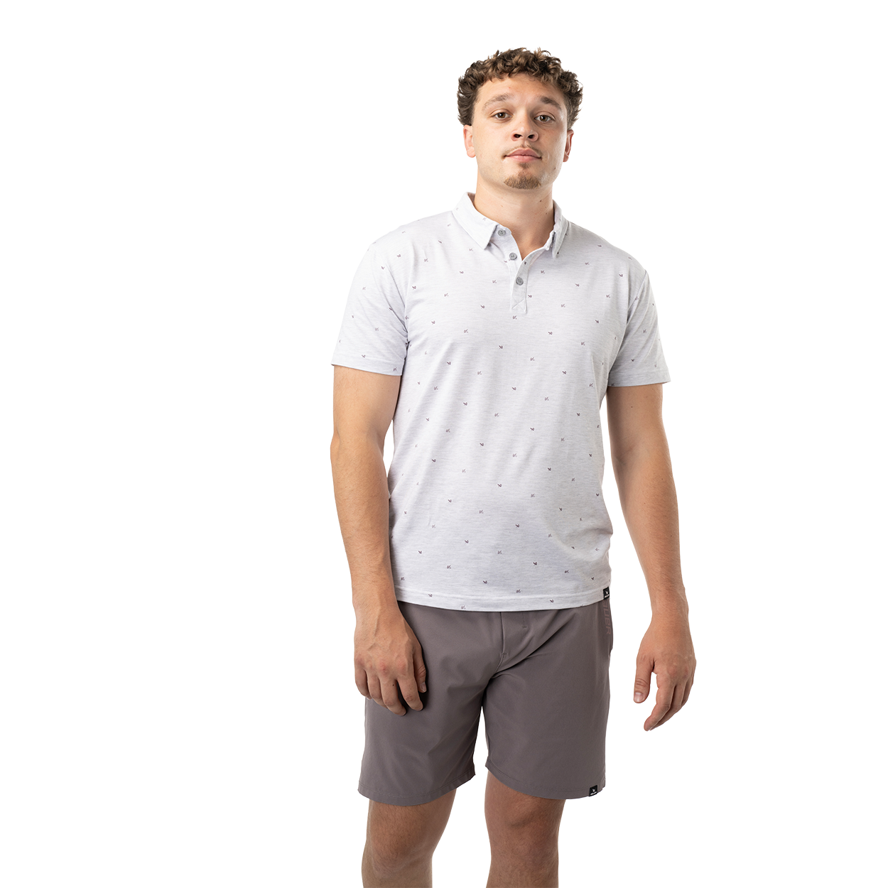 BAUER FLC PRINTED PERFORMANCE POLO SENIOR