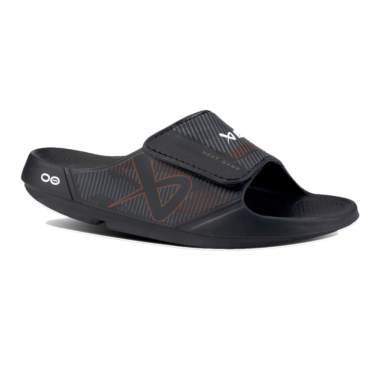 BAUER OOFOS NEXT GAME SPORT FLEX SLIDE BLACK SENIOR