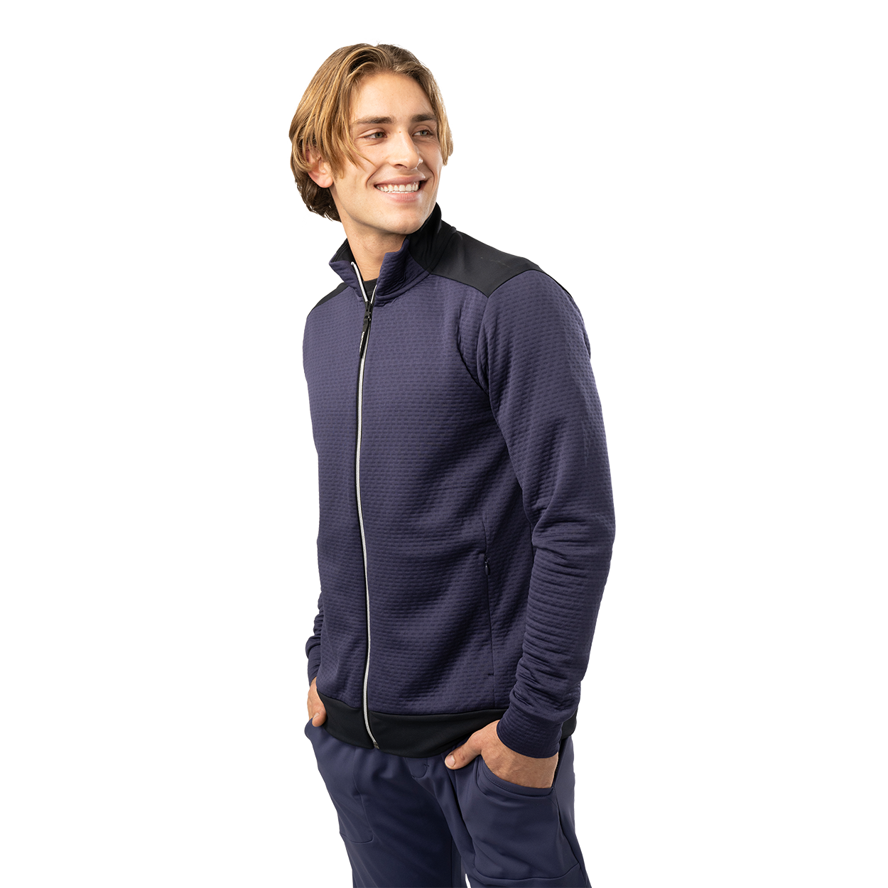 BAUER FLC TEXTURED FULL ZIP SENIOR